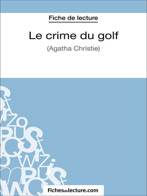 cover image of Le crime du golf